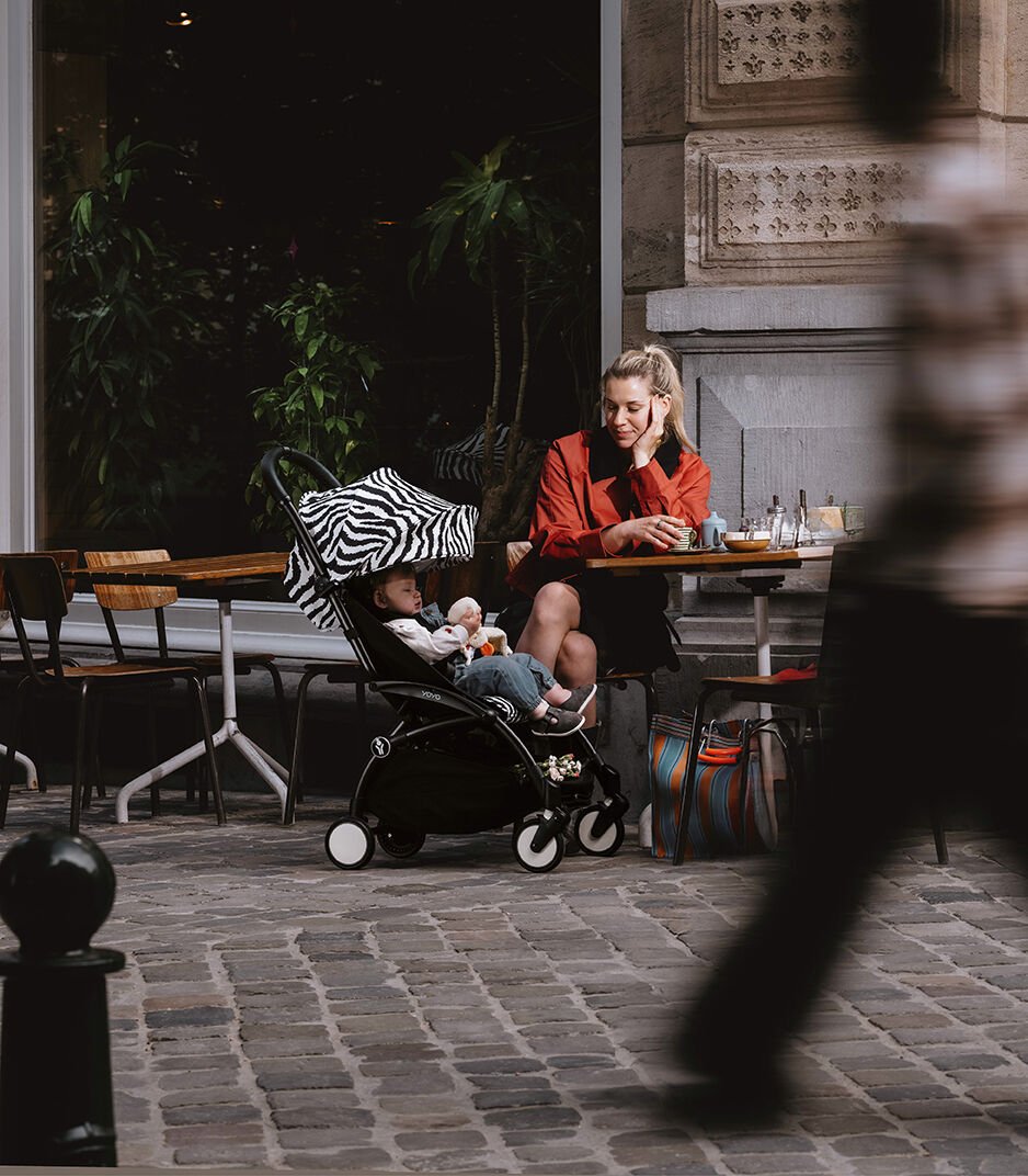 Stokke® YOYO3 6+. Black Frame. Zebra. galery image 3