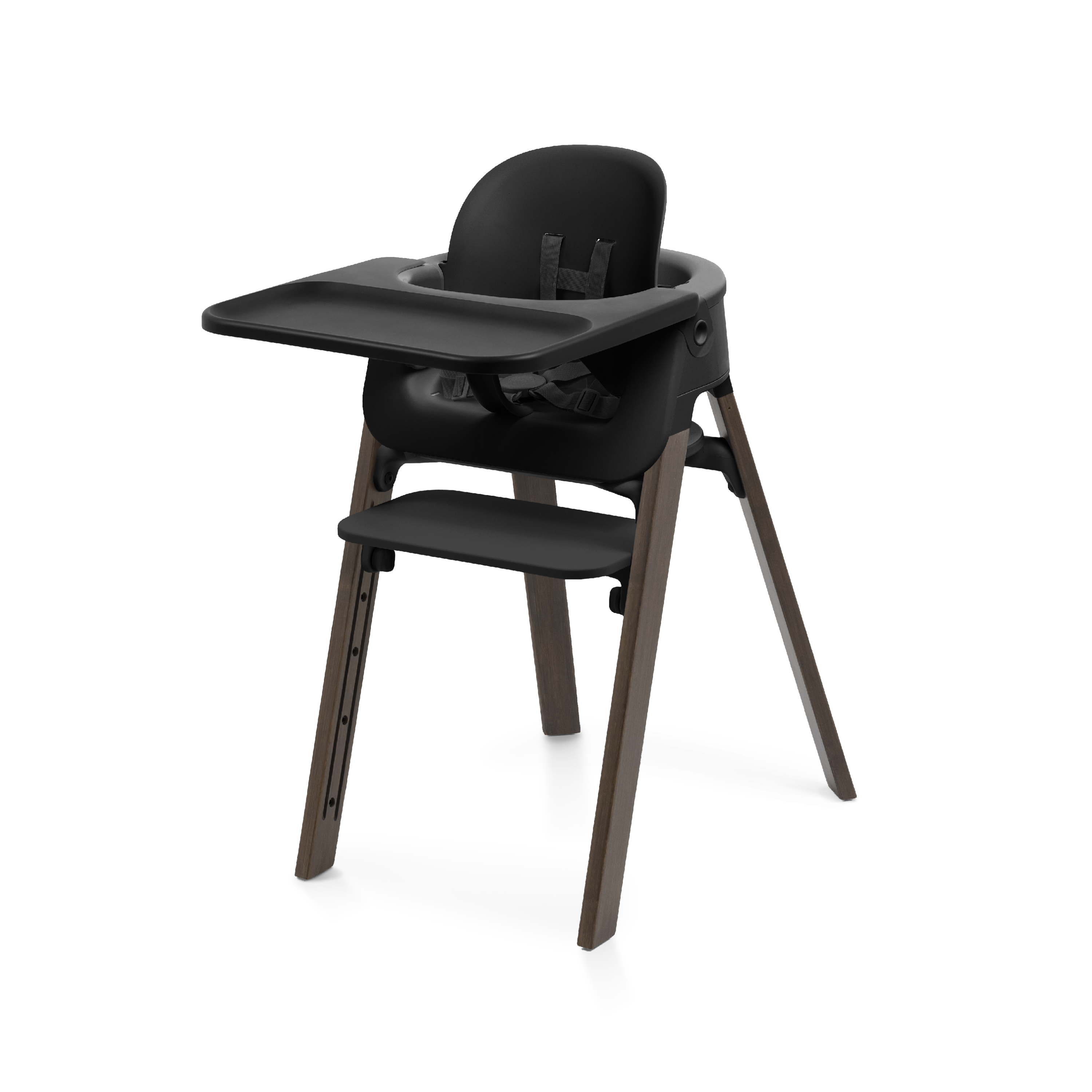Seggiolone Steps™, Black / Warm Brown, mainview immagine della galleria 1