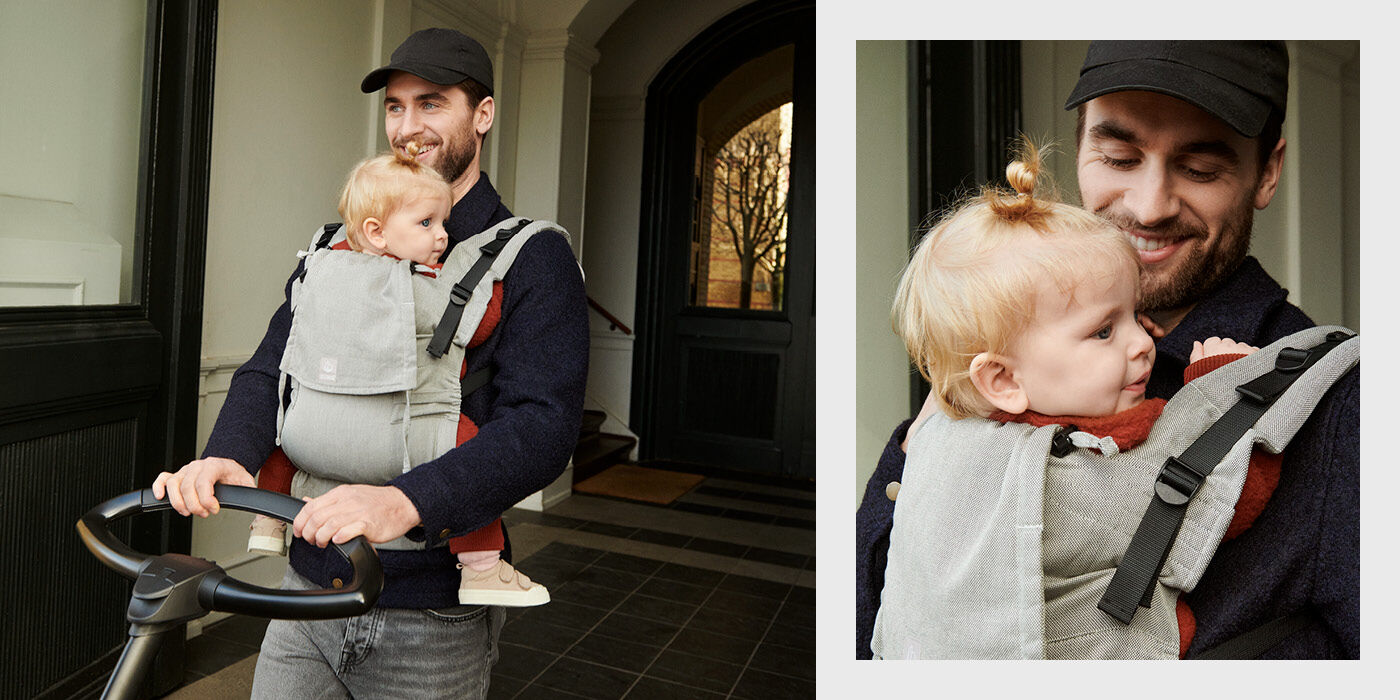 Porte-bébé Stokke® Limas™ Carrier Flex Beige valériane, Porte-bébé Stokke Limas - Carrier Flex (Grey Melange), www.millelunes.com