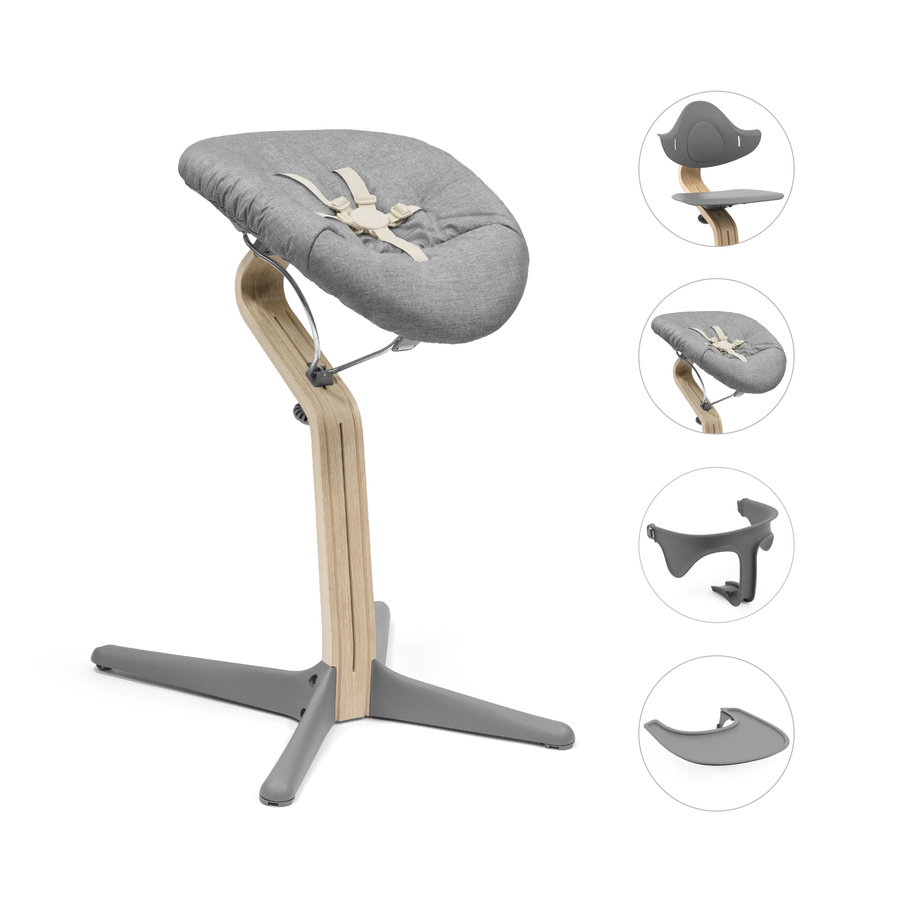 From birth: Nomi® Chair + Newborn Set + Baby Set + Tray, , mainview