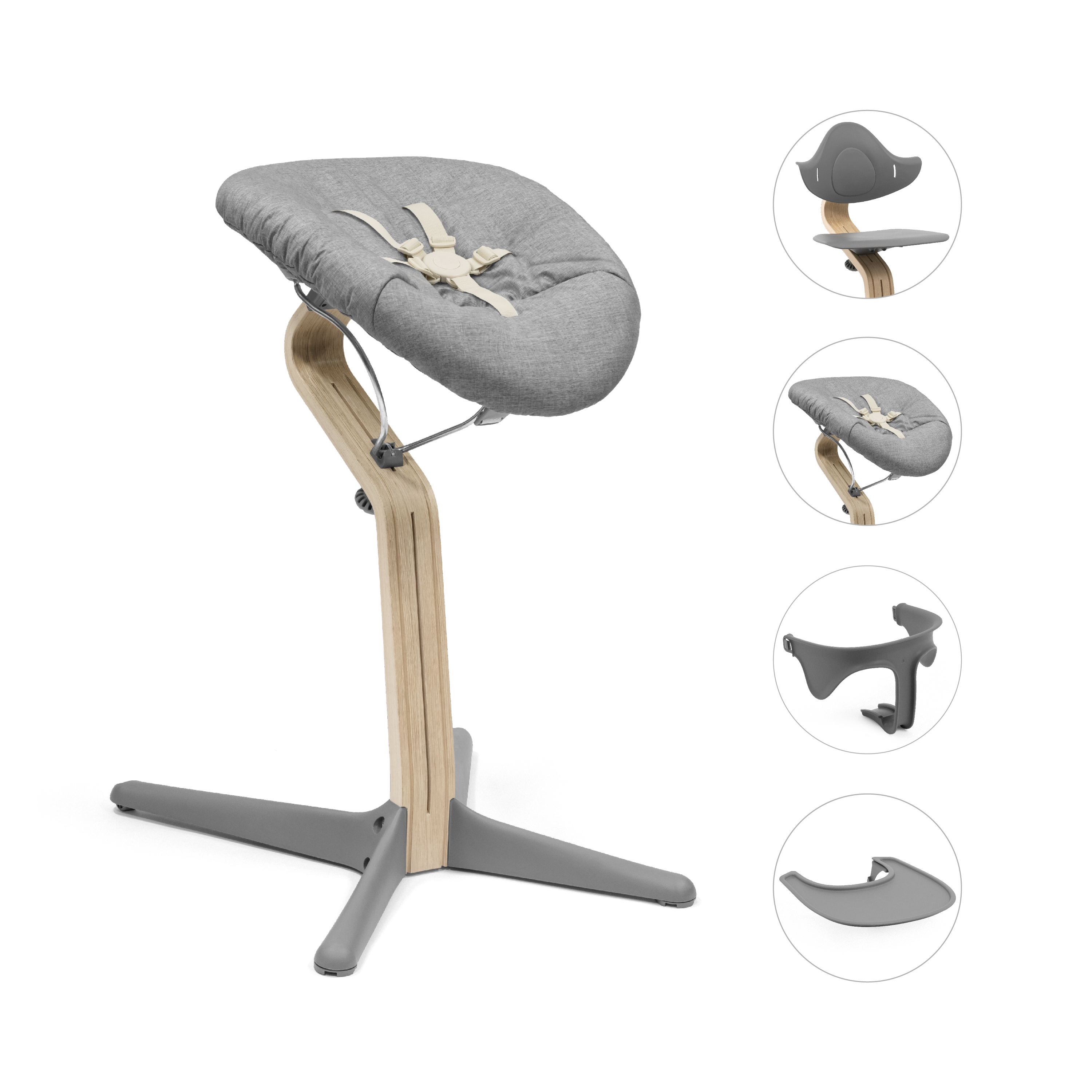 From birth: Nomi® Chair + Newborn Set + Baby Set + Tray, , mainview galery image 2