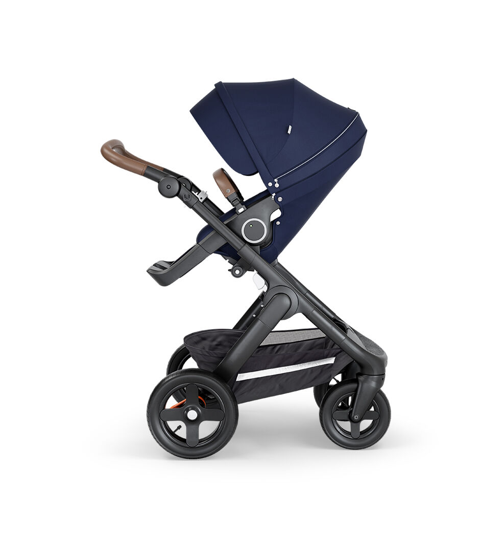 stokke stroller blue