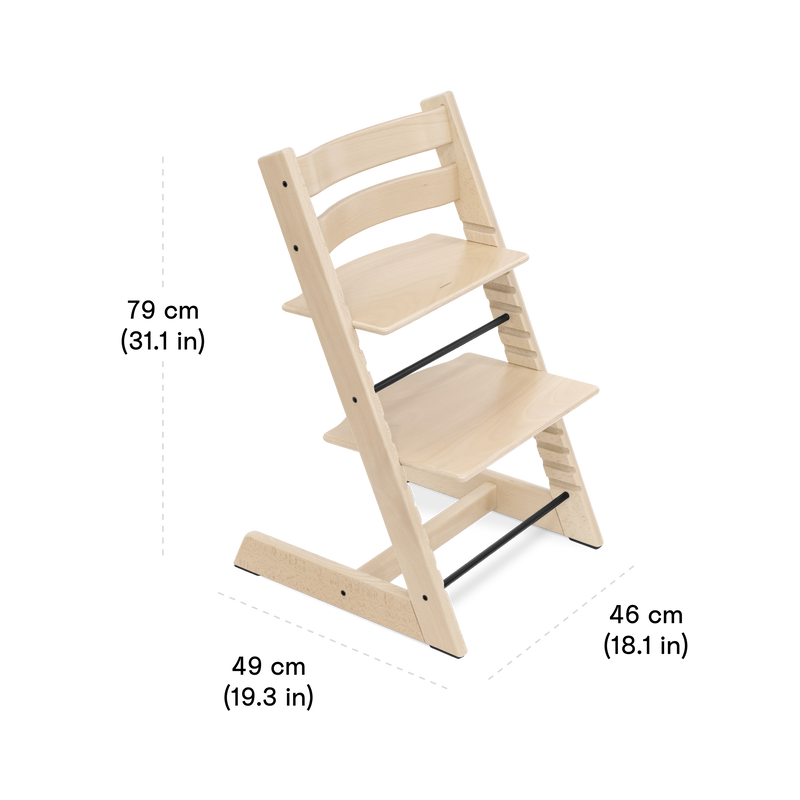 Dimensions de la chaise Tripp Trapp Stokke
