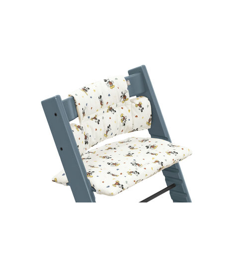 Tripp Trapp® Fjord Blue with Classic Cushion Disney Celebration. Close-up. view 7