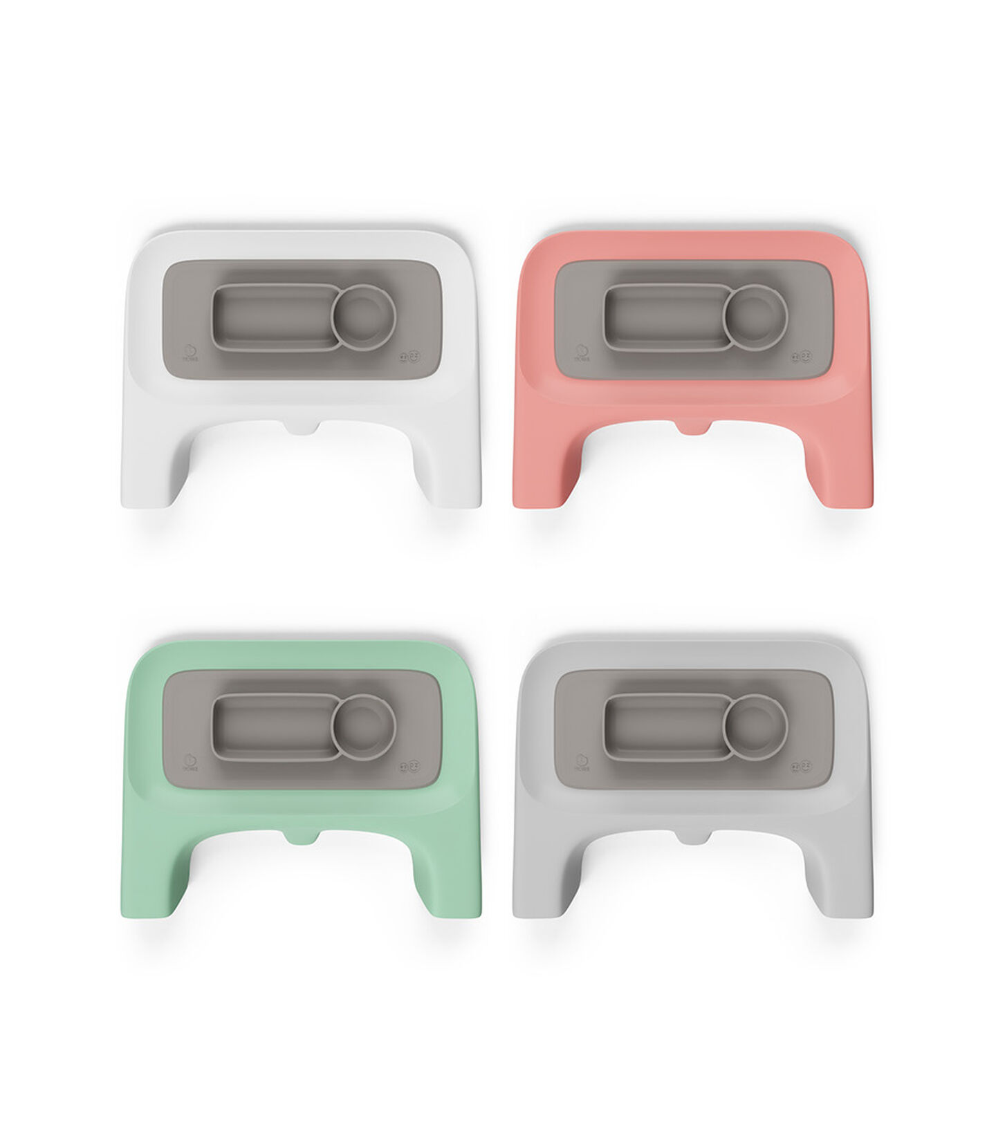 ezpz™ by Stokke™ placemat for Clikk™ Tray Green, Grigio Soft, mainview view 4