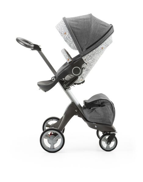 Stokke&reg; Stroller Seat Style Kit Grid with Stokke&reg; Xplory&reg; chassis, Black Melange