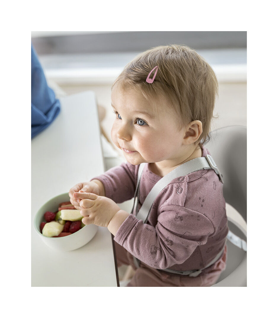 Stokke® Clikk™ High Chair White. Munch Bowl. galery image 6