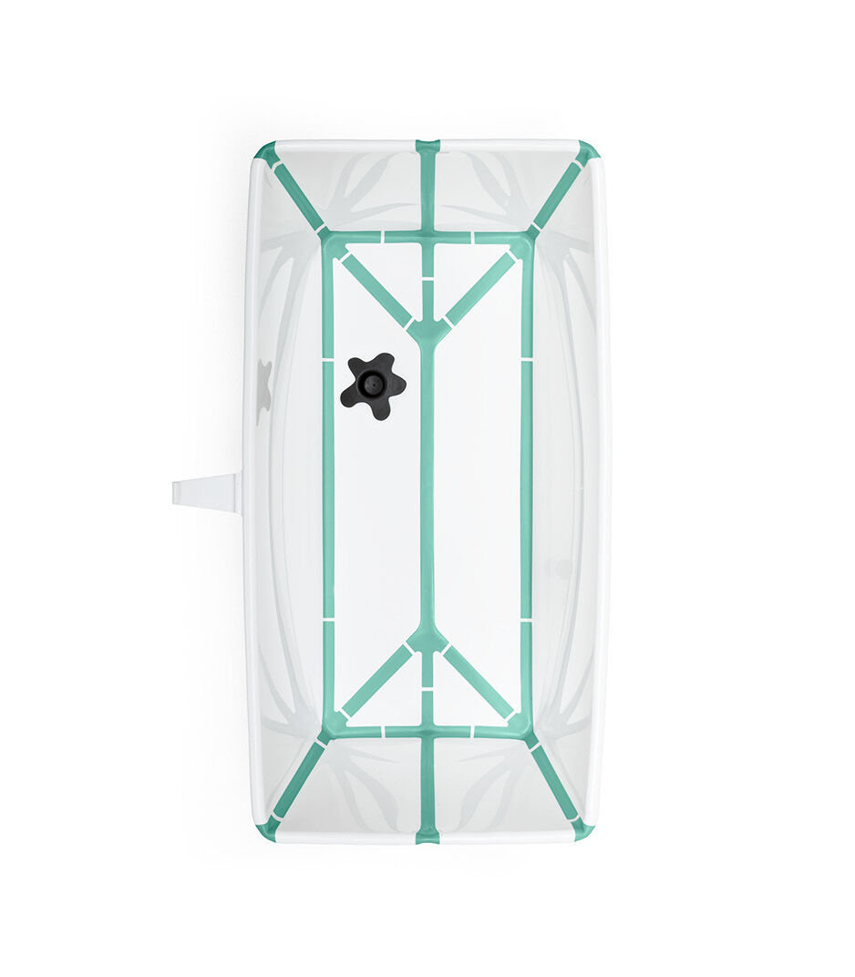 Stokke® Flexi Bath® bath tub, White Aqua. Open.