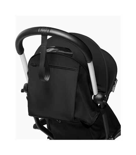 YoYo² Stroller White Frame with Black Textiles, Black, mainview view 5