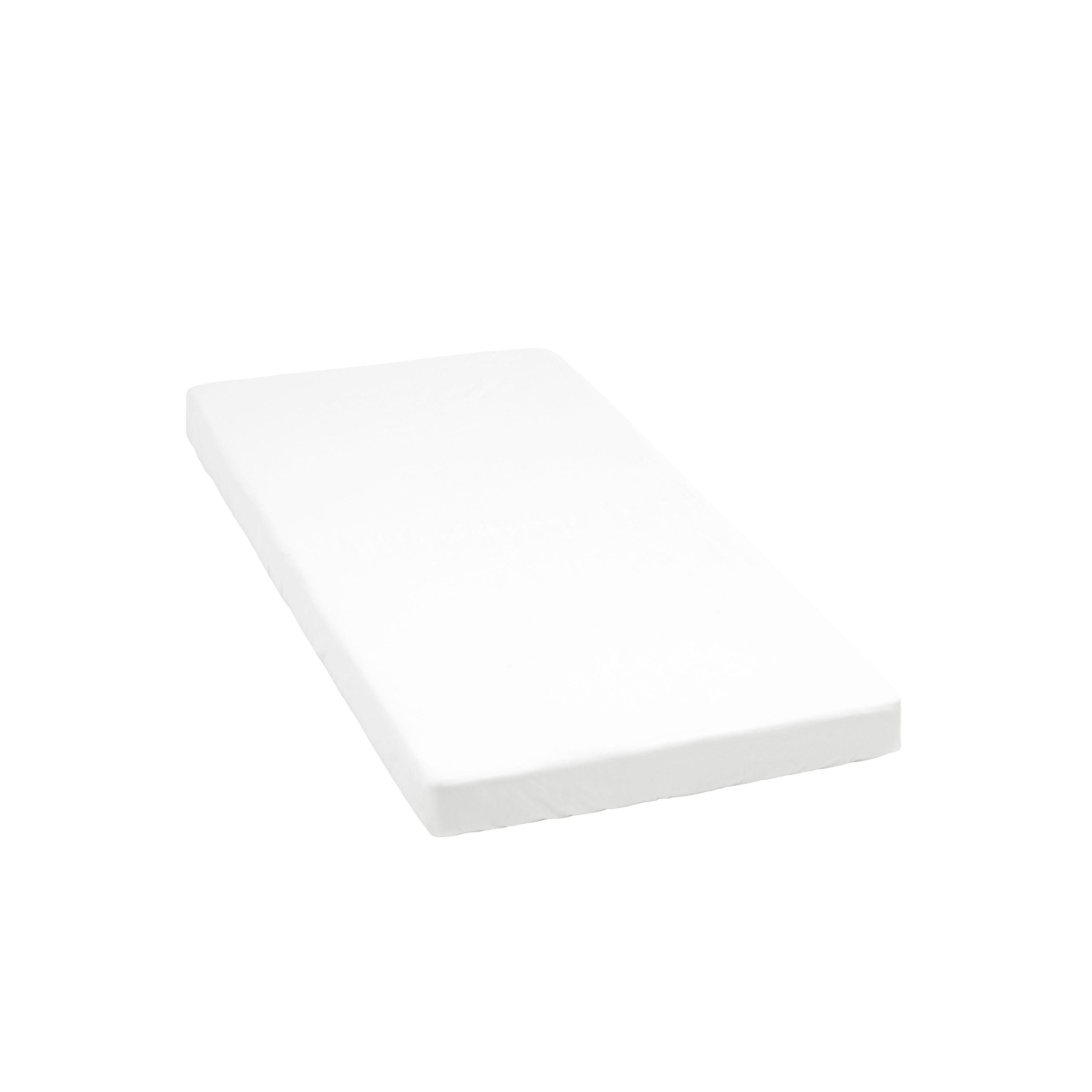 Stokke® Nighti™ Bed Fitted Sheet. White. 60x120cm. galery image 1