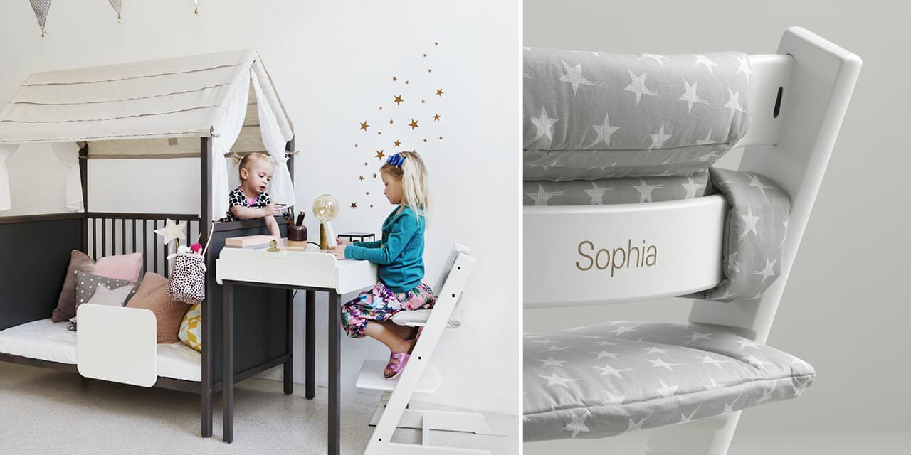 Tripp Trapp® Bundle 高脚椅 US 18 自然、情感1 视图 1