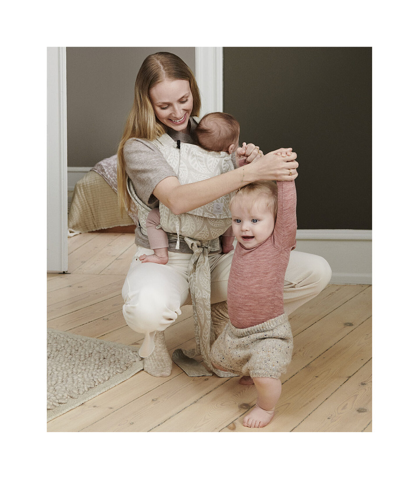 Stokke® Limas™ Carrier Floral Slate, Floral Slate, mainview view 2