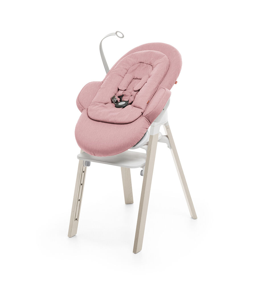 stokke steps bouncer pink