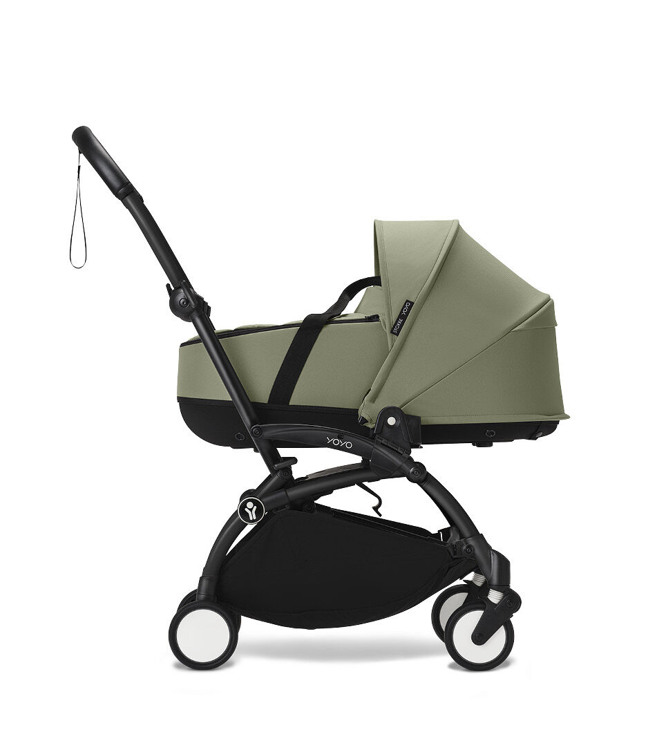Stokke® YOYO3® Newborn Shell. Black Frame. Olive. galery image 13