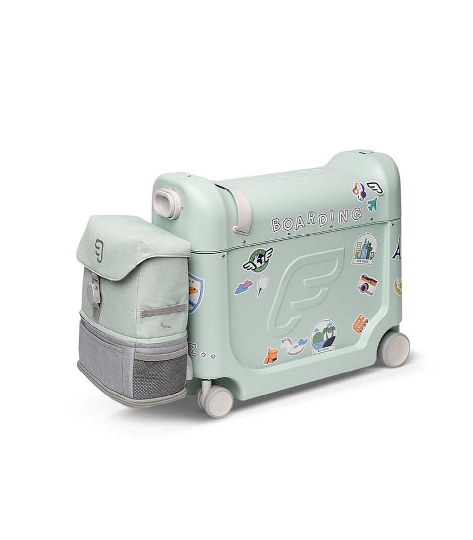 JetKids™ by Stokke® BedBox™ - Ride-on Suitcase, Green Aurora, mainview galery image 9