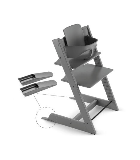 Tripp Trapp® Baby Set Storm Grey, Storm Grey, mainview view 2