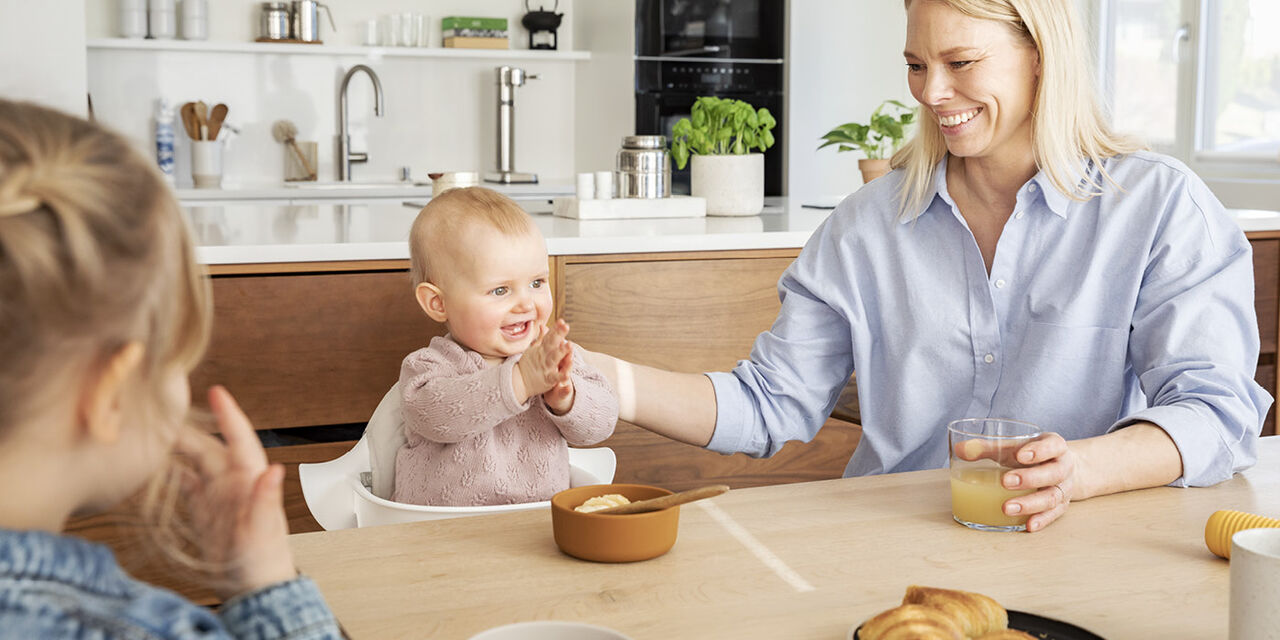 Stokke® Nomi® High Chair. Natural/White. view 1