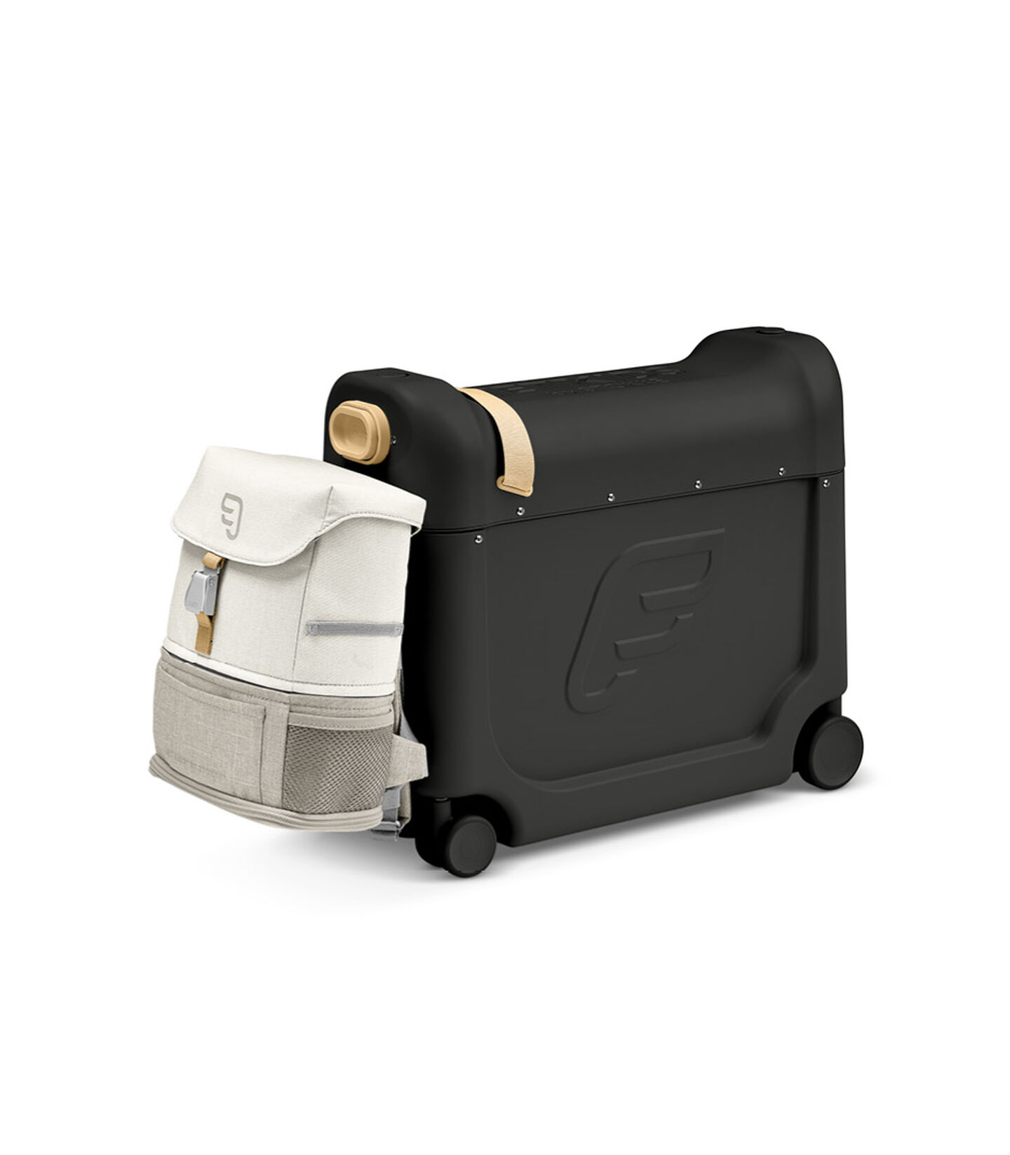 Комплект для путешествий BedBox™ + рюкзак пилота Crew BackPack™ Черный /Белый, Black / White, mainview view 2