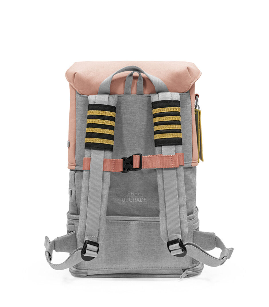 Stokke® JetKids™ BackPack, Coral Pink. Backside, extended. galery image 7