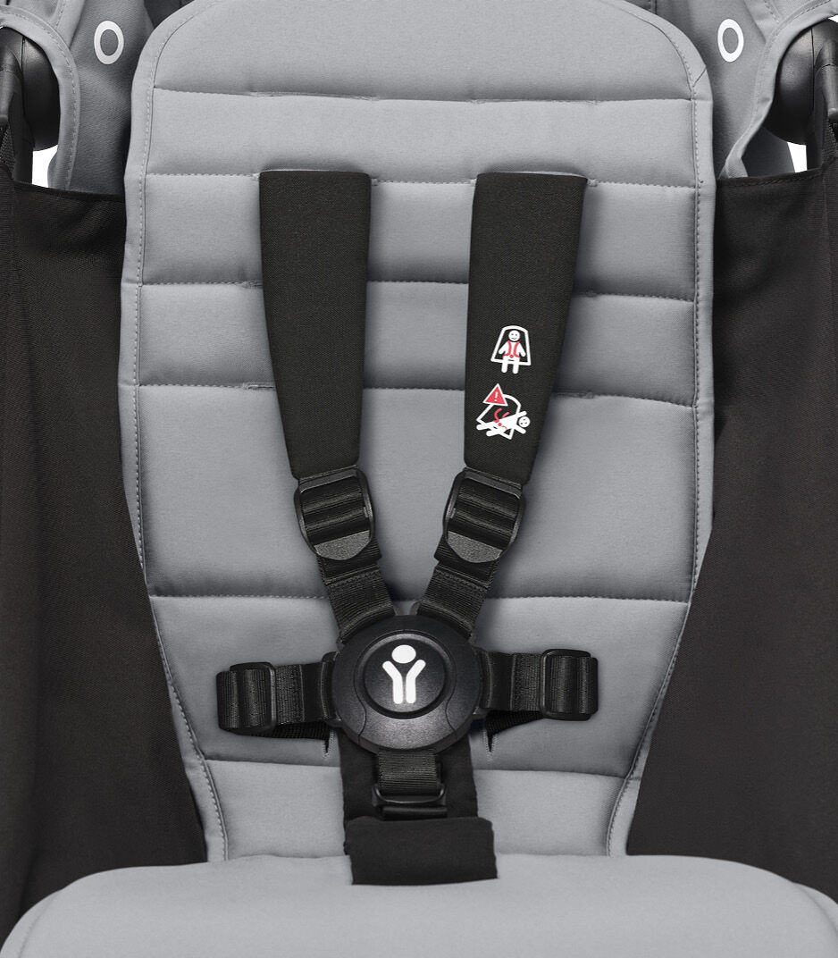 Stokke® YOYO³ stroller from 6 months, Stone with White Frame, mainview galery image 8