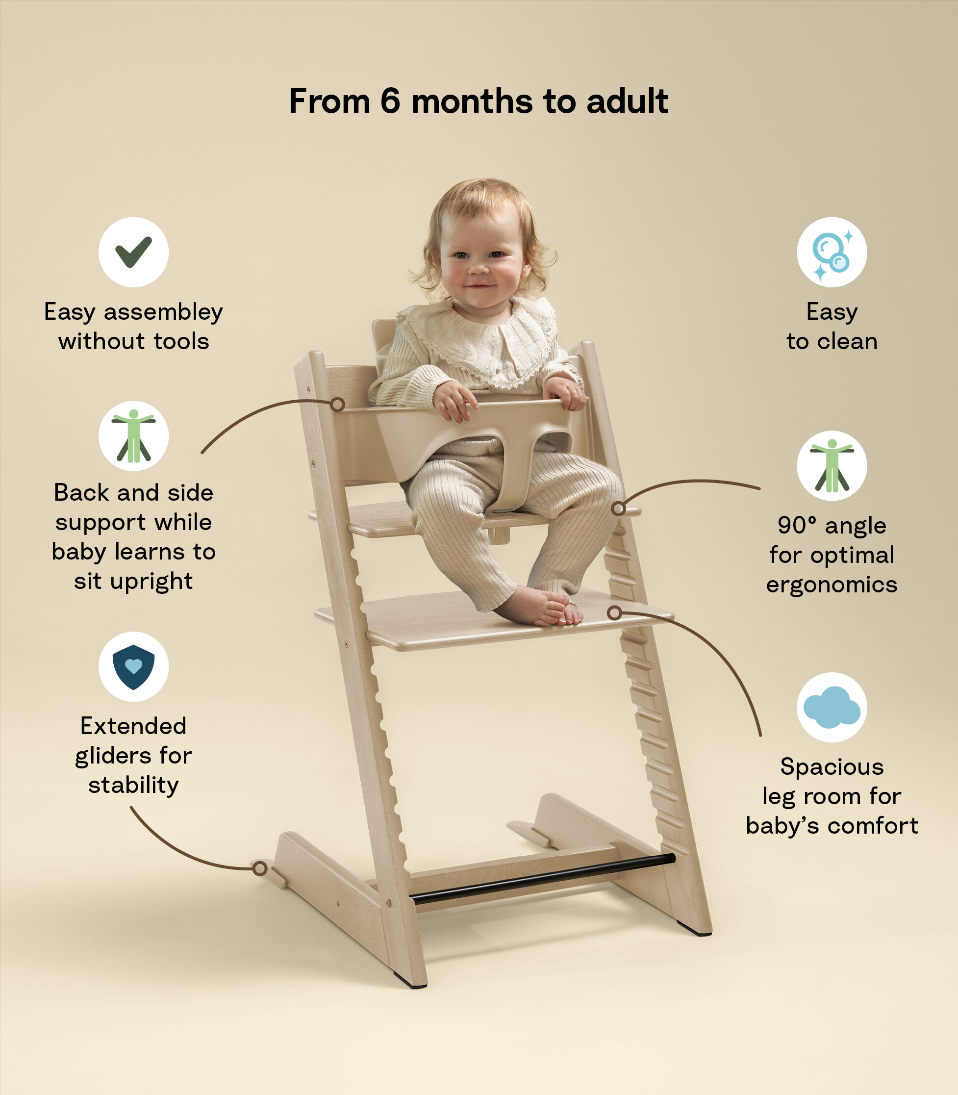 Tripp Trapp® Højstol Bundle, , mainview billedgalleri 6