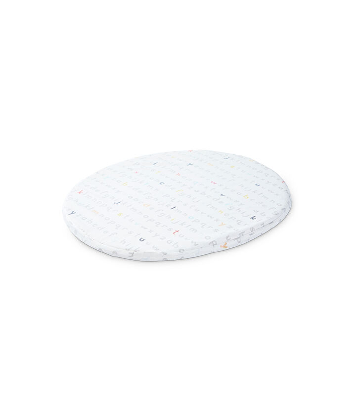 Stokke® Sleepi™ Mini Fitted Sheet Pehr Rainbow Alphabet Line, Rainbow Alphabet Lines, mainview view 1