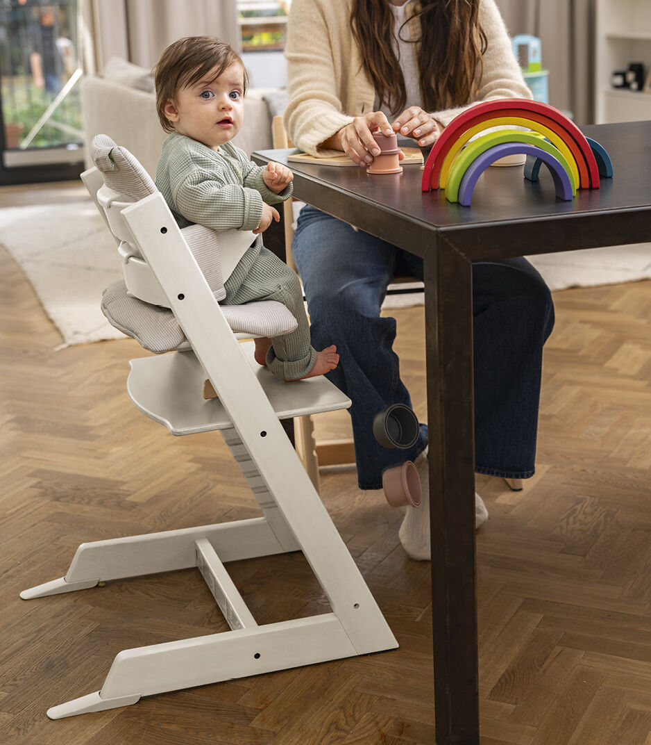 Tripp Trapp® Chair White. Baby Set.  galery image 2