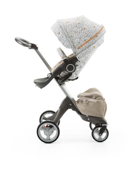 Stokke&reg; Stroller Seat Style Kit Grid with Stokke&reg; Xplory&reg; chassis, Beige Melange