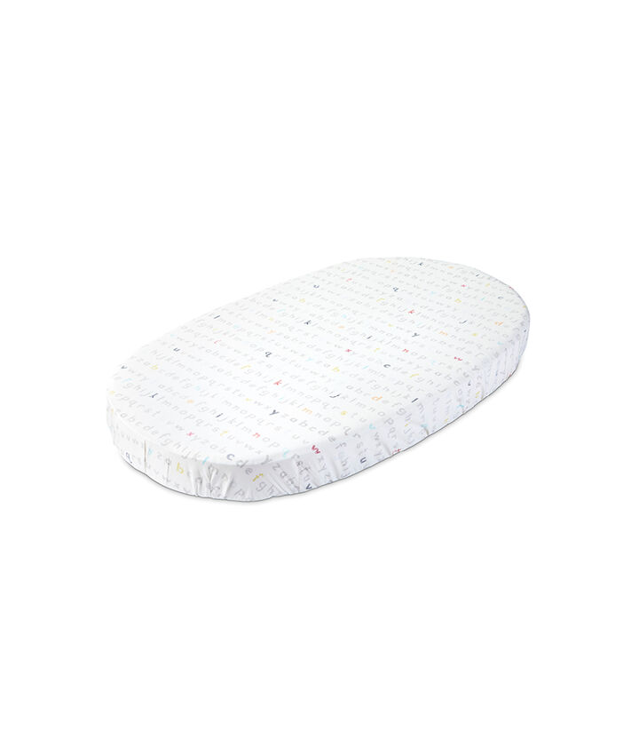 Stokke® Sleepi™ Fitted Sheet Pehr Rainbow Alphabet Lines, Rainbow Alphabet Lines, mainview view 1