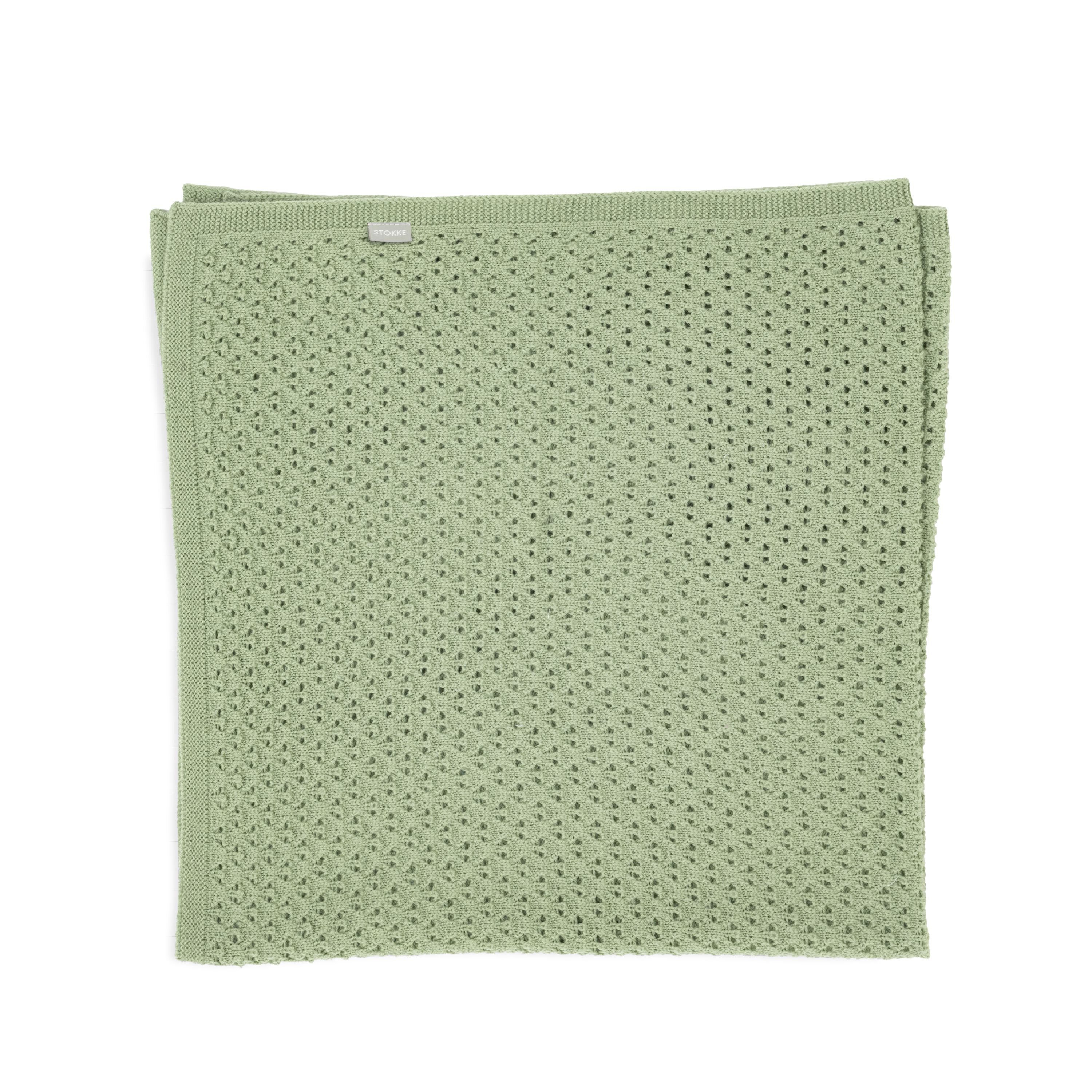 Stokke®-swaddlefilt i merinoull, Sage Green, Sage Green, mainview