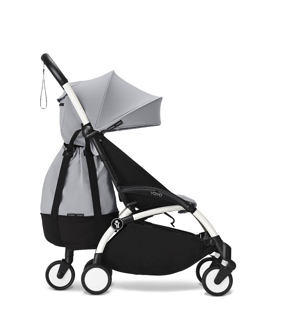 Stokke® YOYO³ stroller from 6 months, Stone with White Frame, mainview galery image 13