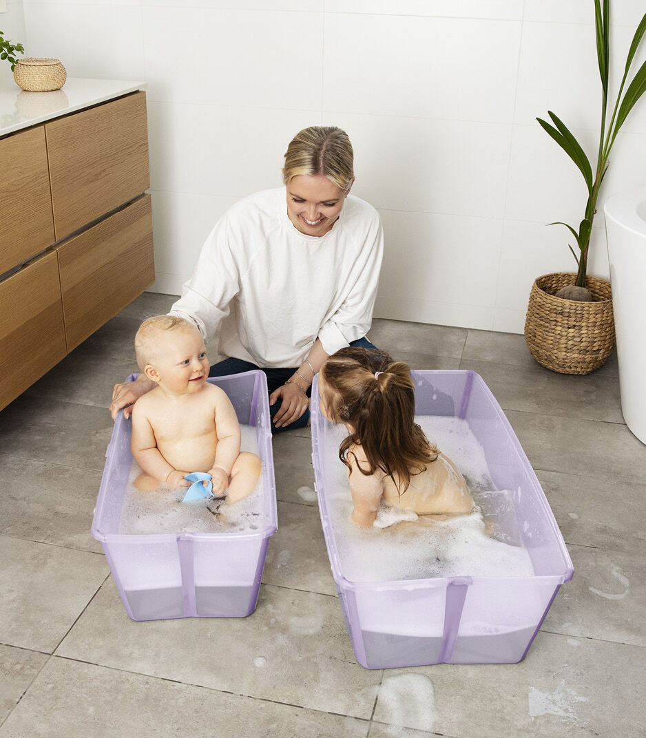 Stokke® Flexi Bath® Lavender (2024). Standard and X-Large tubs.