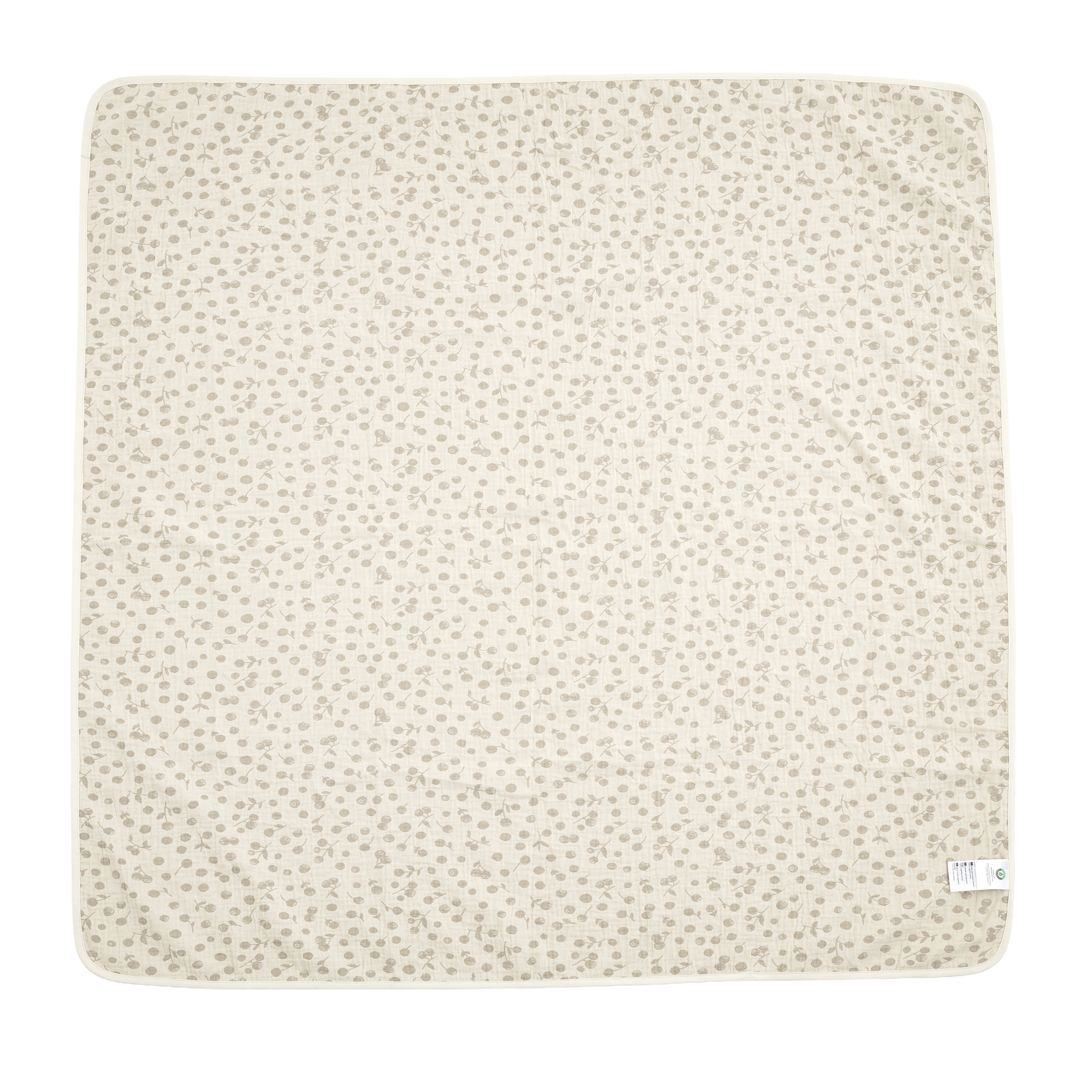 Stokke® Svøpeteppe i musselin 110 x 110, Birch Beige Berries, mainview bilde 2