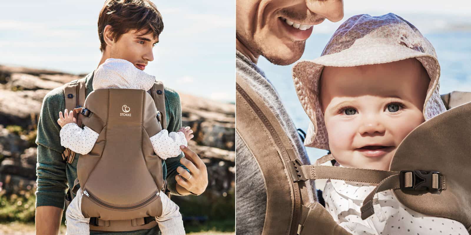 baby carrier brown