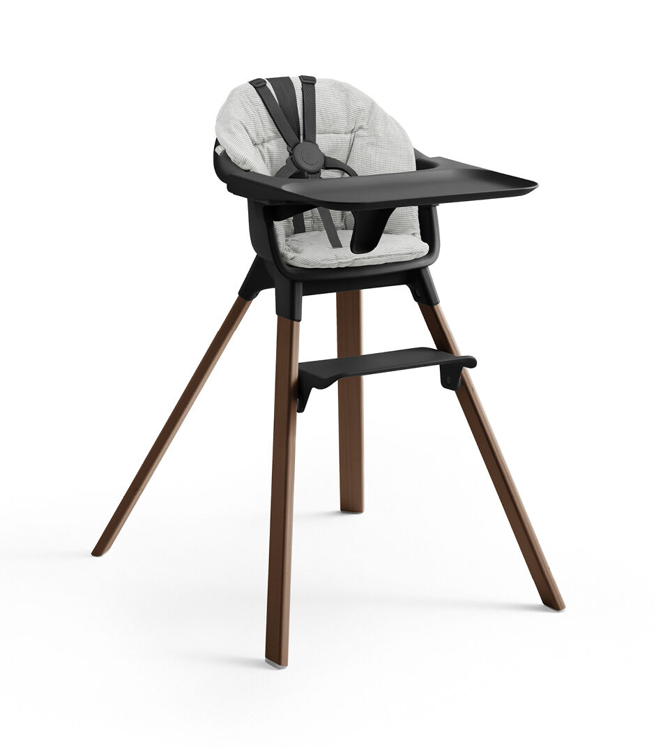 Stokke® Clikk™ High Chair, Black / Warm Brown, mainview galery image 11