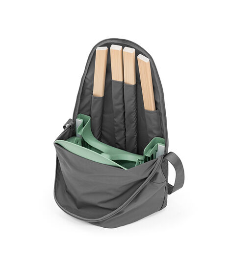 Stokke® Clikk™ Travel Bag, Dark Grey. Open. view 2