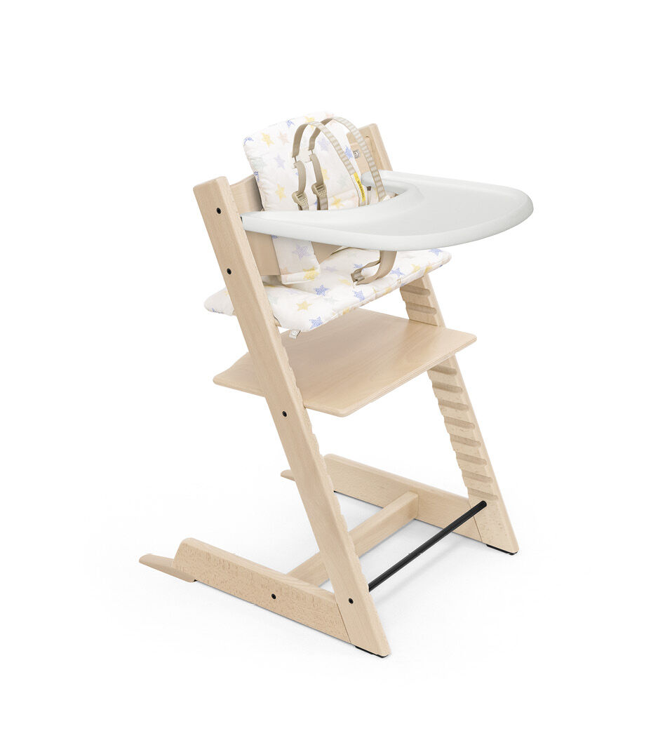 Stokke Tripp Trapp Wood High Chair with Tray Classic Scandinavian Design
