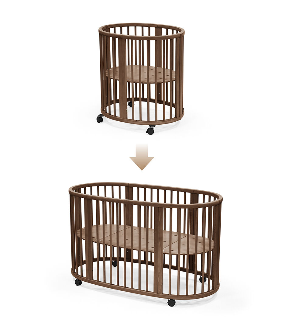 ストッケベッド Stokke Sleepi&Junior/WalnutBrown Stokke® Sleepi™ Crib: The Ideal Baby Bed for Sweet Dreams | Stokke