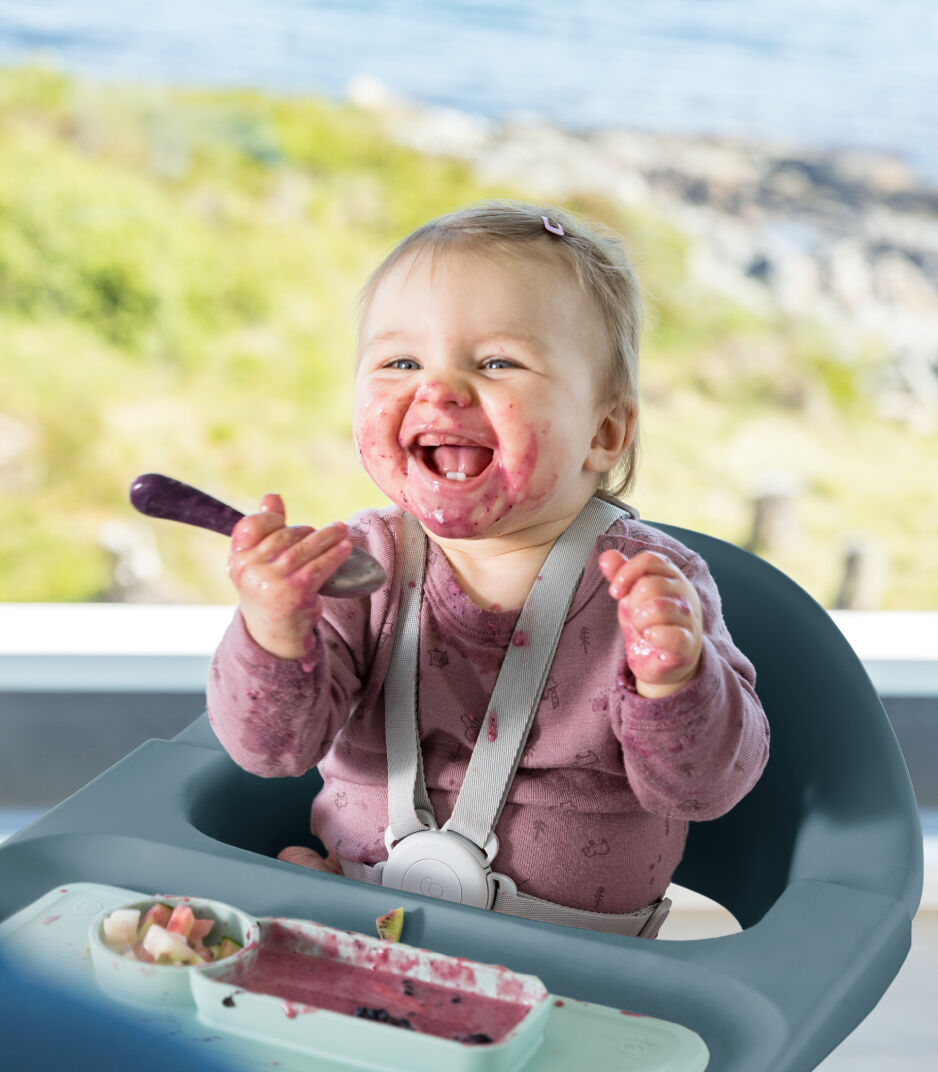 Stokke® Clikk™ High Chair Fjord Blue, Fjord Blue, mainview