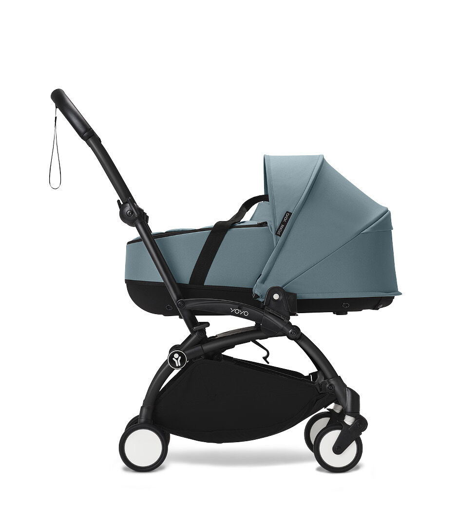 Stokke® YOYO3® Newborn Shell. Black Frame. Aqua. galery image 7