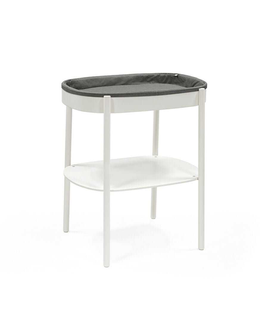 Stokke® Sleepi™ Changing Table, White. Changing Pad Grey. view 6