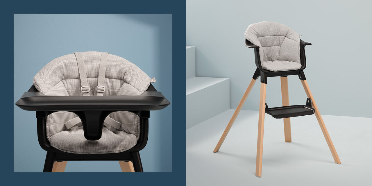 Stokke® Clikk™ Cushion Soft Grey Sprinkles, , emotional1 view 1