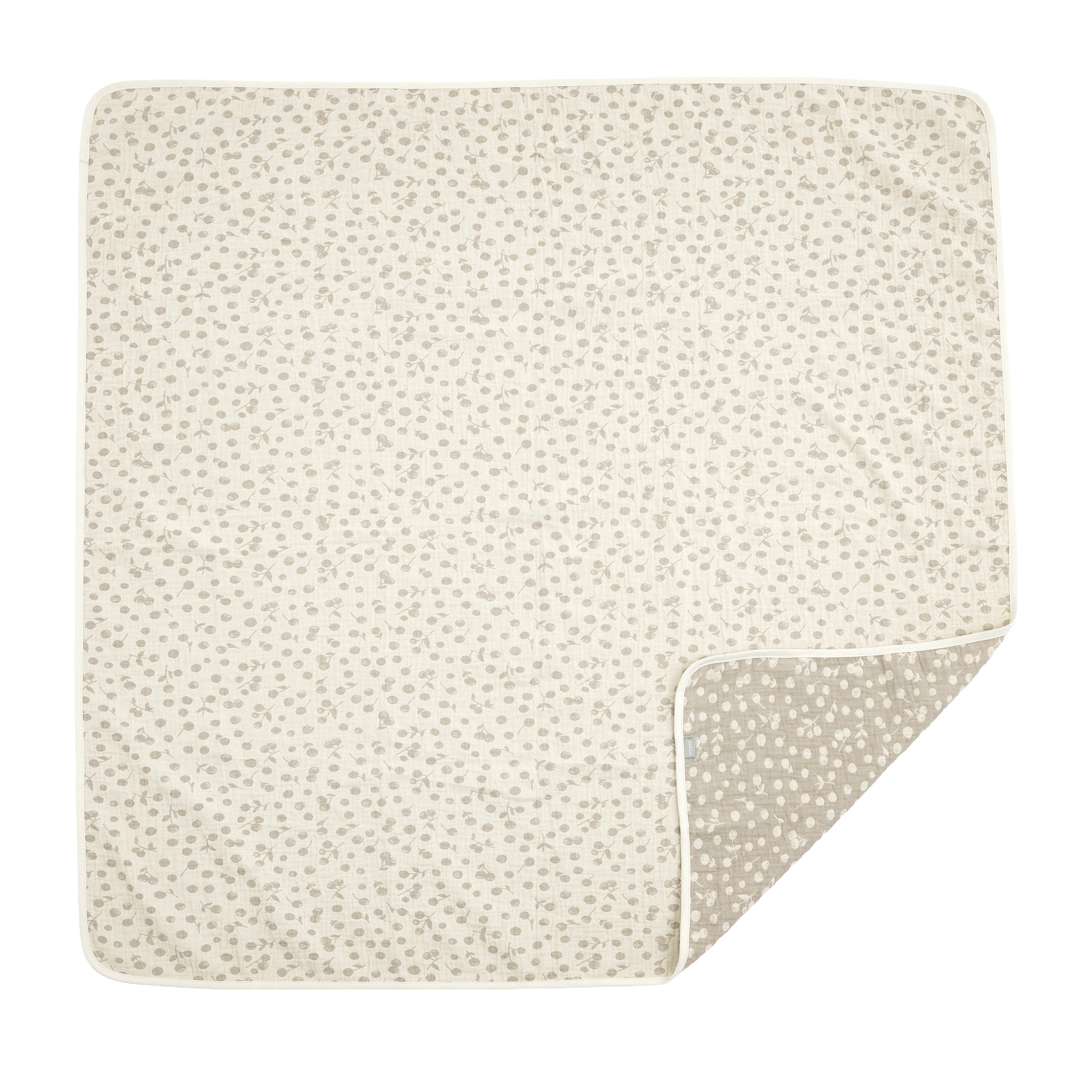 Couverture en mousseline Stokke® Swaddle 110 x 110, Birch Beige Berries, mainview Image de la galerie 2