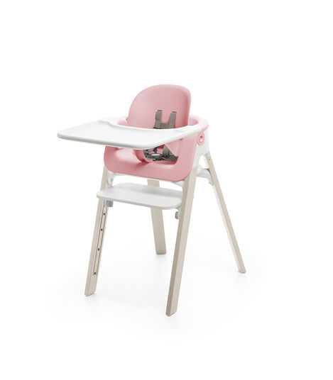 Accessories. Tray, Baby Set. Mounted on Stokke Steps highchair. view 3