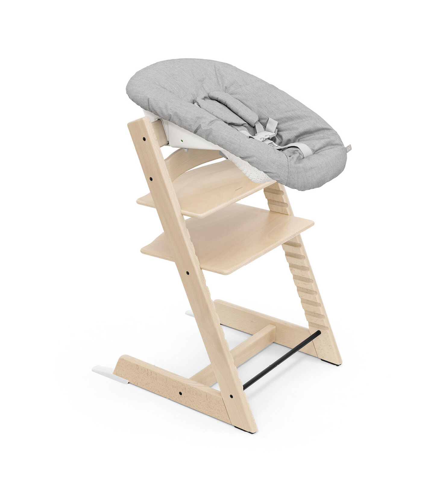 Tripp Trapp® Chair Natural, Beech Wood, with Newborn Set, Rest. Bundle. view 7