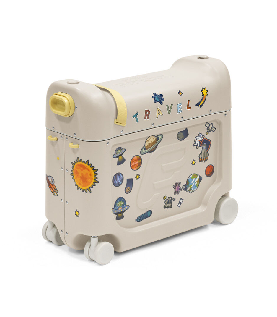 Stokke® JetKids™ BedBox™ V4. Moonglow White with Sticker set "Star". galery image 3