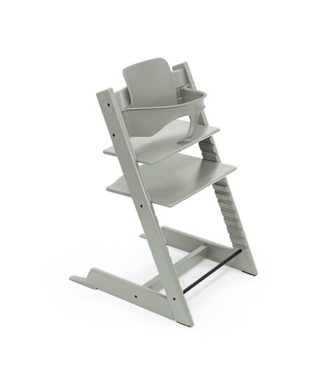 Tripp Trapp® chair Glacier Green with Baby Set. view 7