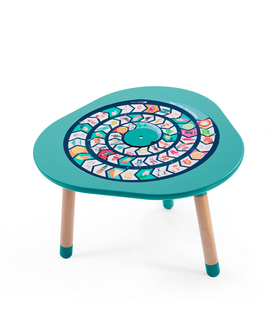 Stokke™ Mutable™ Table, DISKcover History, side A. On table.