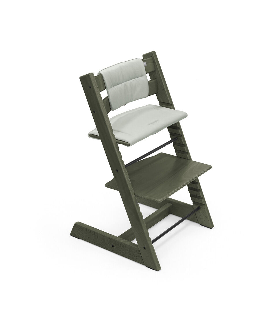 Tripp Trapp® chair Marble Green Limited Edition with Cushion-25 Glacier Green. galery image 11