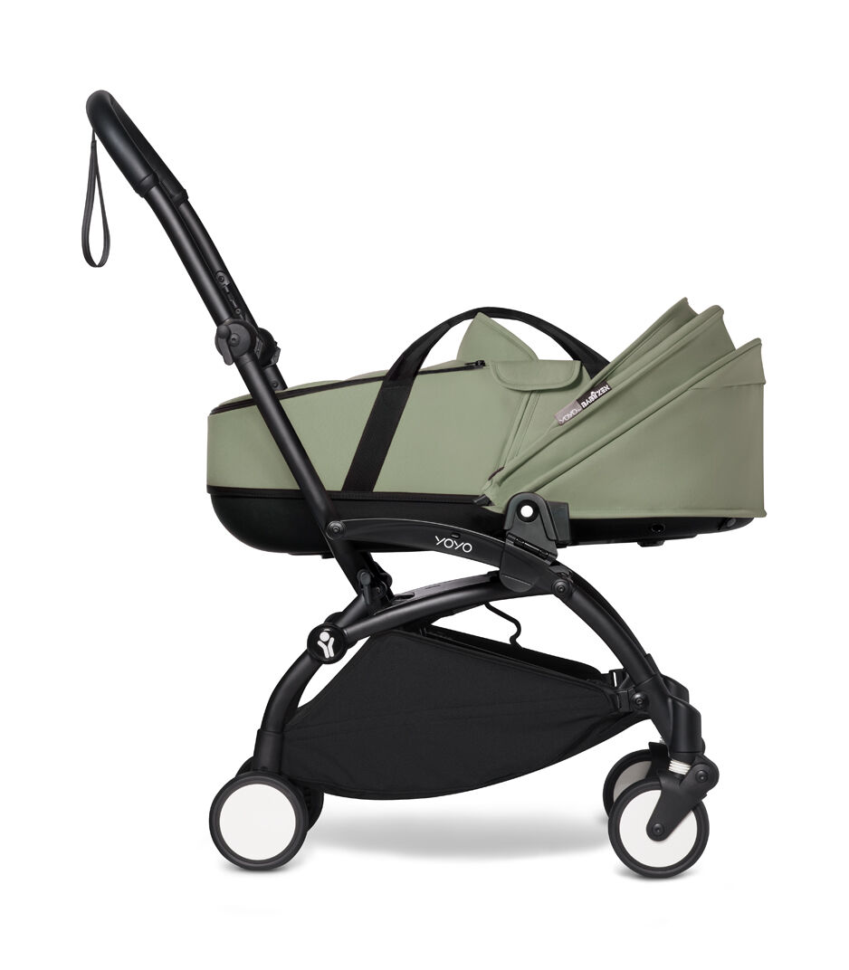 Nacelle Nouveau-né Stokke YOYO (0-6 Mois) | Coque Semi-rigue, Matelas Double | Pour Cadre YOYO Vendu Séparément | Noir - 1